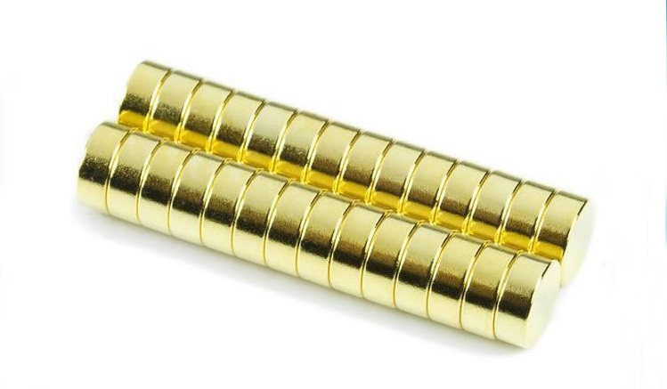 Goldbeschichtete Neodym-Magnete