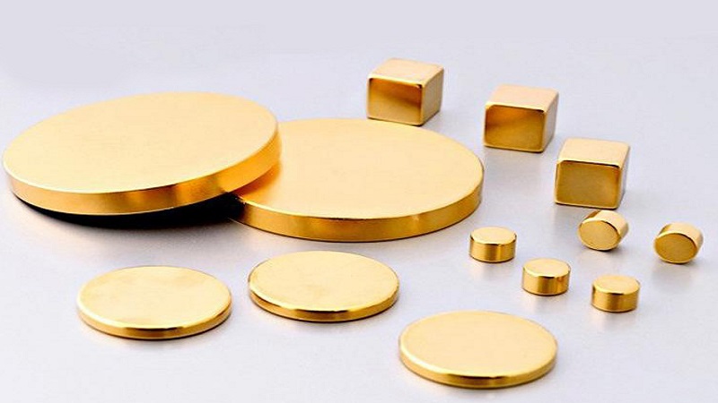 Goldbeschichtete Neodym-Magnete